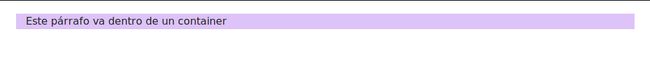 Containers de bootstrap